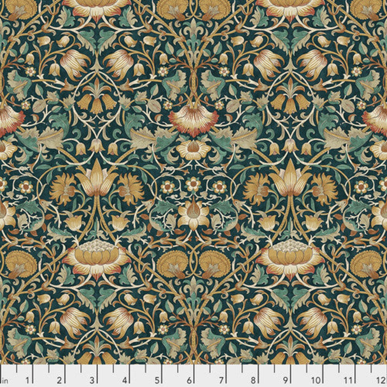 Fabric FreeSpirit Morris & Co. Autumn Lodden by the Quarter Yard PWWM023.AUTUMN